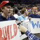 A few of the many wall-building enthusiasts.
